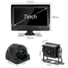 7 tum AHD 4 -kanaler Split Screen Truck Bus DVR Recorder Monitor Backup Camera med BSD AI Smart Blind Zone Radar Alarm