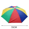 Bérets Portable Rain Umbrella Chapeau pliable pêche extérieure Caphafrage étanche Unisexe Unisexe Camping Headswear Beach Chapeaux Sun Caps de soleil