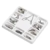 36 PCs Dental -Sattelkontured Metallmatrices Matrix Universal Kit mit Spring Clip Nr. 1.330