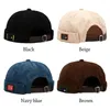 Ball Caps Street Wear Skullcap Fashion Corduroy Hip Hop Docker Brimless Beanie Hat Spring Automne