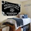 Tapesty Tapestry Satanic Ouija Board Imprimé Hippie Mur suspendu Dormitory Dormitory Party Fandle Fond