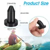 12/8Pcs Rubber Drain Plugs Kayak Canoe Marine Boat Scupper Plug In Drain Hole Stopper Plug Kit for Kayak Rowing Boat Accessories