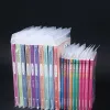 Stobag 100pcs Transparent Ziplock Poly Sac Books Couvrir la poche en plastique auto-séche