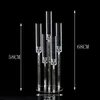 10 PCS NOWOŚĆ 5 ACRYLIC CANDELABRA Wedding Centerpieces