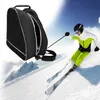 Kayak Önyükleme Depolama Çantası Evrensel Açık Kış Kış Dişli Siyah Kayak Ayakkabı Depolama Çantası Kask Goggles Eldivenleri Çanta Kayak Aksesuarları