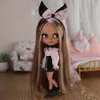 ICY DBS BLYTH Poll 16 Body Force Specials 30cm Super Black Skin Hairful Hair BJD Toys Fashion Cadeaux 240409