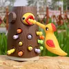 Woodpecker Toy Montessori Magnetic Catch Worm Bugs Small Birds Feeding Game Toys for Children Kids Early Educational Family Toys