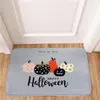 Mattes de bain 40x60cm Polyester Halloween Pumpkins Modèle de salle de bain Mat de salle de bain Tapis de sol antidérapant pour chambres RAPOR