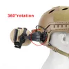 Z-Tac Tactical Tactical Bracket Rail Mount Kit Adaptateur de rail de casque d'arc pour casque tactique ZCOMTA II ZCOMTA III AIRSOFT CASSET