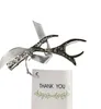 200pcs Bag Parts Silver Antler Bottle Opener Favors for wedding bridal shower guests return gifts6645911