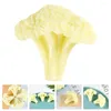 Decoratieve bloemen bloemkoolmodel nep broccoli plak voor decoratie plastic groente kunstmatige pvc levensecht