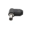 Прямой угол 5,5 мм x 2,1 мм DC Power Slug Plugck Adapter Разъем Adapter 5,5*2,1 мм 90 -градусный разъемы сборок сборок.