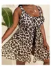 Swimwear de mujeres 2024 LEOPARDO DE MUJER ELEPARDO ONE PIEZA Mujer Skirt Beach Bathing Traje de baño Mujer