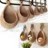 Natural Jute Woven Hanging Baskets Vegetable Fruit Baskets Fruit Baskets For Kitchen Table Wall Hanging Sundries Storage Basket