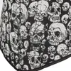 Gothic Steampunk Skull Print Corset Top For Women Burlesque midja Trainer Body Shaper Vintage Satin Bustier Lingerie Plus Size