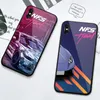 NFS Heat Car Phone Case для iPhone 14 13 12 11 XS x 8 7 6 плюс Mini Pro Max SE 2022 PC Стеклянная крышка Funda Shell