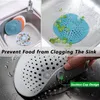 1st Silicone Sink Fligers Anti-Blocking BathTub Stopper Badrum golvavlopp dusch hårfångare för kök badrum