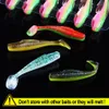 Spinpoler TPE/TPR Paddle Tail Soft Fishing Lure 6cm 1.7g Swimbait Wobbler Artificial Bait Silicone Bass Trout Walleye Jig Tackle