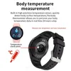 LIGE Smart Watches Femmes IPS Afficher le cadran personnalisé Appeler la température de santé Monitor 70+ Modes sportifs Smartwatch imperméable