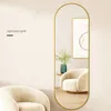 Corps complet Miroirs de salon Vanité Salle de bain grande esthétique Infinity Mirror Luxury Gold Slaapkamer Decoratie Wall Decor