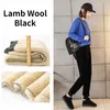 Women Winter Lamb Fur Cashmere Slim Pants Casual Keep Warm Thick Trousers Harem Pant Lined Fleece Autumn Winter Loose Sweatpants