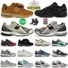 NIEUW 1906 R 1906R 1906D 860V2 MANNEN VROUWEN RUNNEN SCHOENEN OG Originelen Designer Sneakers BESCHERMING PACK ZEE ZOUW Wit Metallic Gold Ganni Egret Trainers Sport