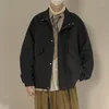 Jackets para hombres Cargo Primavera Otoño Autumnbreaks Men japoneses Chaqueta suelta Cardigan Estudiante Fashion Lapel Bomber