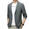 Mens ternos de verão Moda leve Blazer Blazer Proons de protetor solar Ultra-Fos