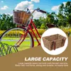 Wall Rattan Manden Bike Accessories Bike Crate Bikes Bicycle Basket Vintage Cargo Basket Bike Opslagmanden