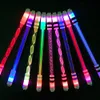 LED Luminous rotierende Stift ohne Nachfüllungen Professionelles Anti-Fall-Gaming-Spinningstift-Kugelstiftstift-Flash-Stick-Tasche Penlight Torch