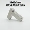 2/5/10/20/50PCS 30x10x5ネオジム磁石30mm x 10mm x 5mm N35 N35ブロック超強力な強力な永久磁気イマーン