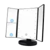 22 miroir de maquillage léger à LED avec miroirs de vanité légère pour chambre miroir d'agrandissement brillant avec une coiffeuse à LED Cosmetics