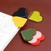 Любовь в форме закладки Creative Pu кожаная книга Mini Page Clip Portable Book Corner Protector Clip