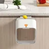 Cestino per rifiuti Mi Cestino per sensore intelligente montato a parete non può perforare la cucina per la casa per la cucina del bagno di scarto Smart Home Hih Capacity Recycle Bin L49