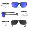 Óculos de sol esportivos polarizados para homens e mulheres, proteção UV400, copos de pesca, condução leve de ciclismo, copos de golfe
