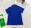 Fashion Kids Polo Minimaliste Design Child T-shirt Baby T-shirt T-shirt 100-150 Summer Boy Short Mancheve Cotton Girl T-T-T-T-T-T-T-T-T-T-T-shir