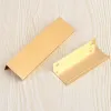 Poignée de tiroir vis Set Invisibility Furniture Armoret Tirms Rose Gold Armoire Datoir de traction Porte de métal Handle Hidden