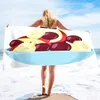 Fruit drôle rapide de plage sèche et sable surdimensionné gratuit grand s de salle de bain de salle de bain de salle de gym