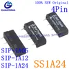 10st 100% NY ORIGINAL DC5V 12V 24V REED RELAY SWITCH-modul SIP-1A05 SIP-1A12 SIP-1A24 4PIN REED RELAY SS1A24