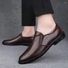 Casual Shoes Men Loafers 2024 Boat Flock Genuine Leather Comfy Slip-on Fashion Drive Footwear Autumn