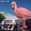 Attractive 3/4/8mH Outdoor Inflatable Animal Mascot Pink Air Blown Flamingo For Exhibition/ Advertising