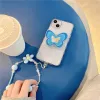 Korea Ins Cute Butterfly Mirror Girl Girl Originalità Grip Mobile Mobile Fele Ring Dalk Support Support Griptok Universal