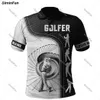 Golf Golfer benutzerdefinierter Name Herren Polo Shirt 3D überall über bedruckte männliche Revers-Tennis T-Shirt Unisex Sommer Kurzarm Tee Weibliche Top-2