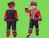 Stage Wear Kids Chinese Ancient Hmong Miao Costume Boys Print Folk Hanfu Dress Clothing Set Traditional Festival Performance WearS5520548