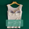 Winter Velvet Padded Vest Thermal Underwear Camisole Warm Sling Vest Top Thermo Lingerie Woman Winter Top Undershirt Intimate