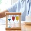 1/3/5 minuten houten zandloper thuiskamer decor cadeau zandglas timer klok voor childern eenvoudige stijl zandloper decoratie