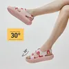 Vrouwen Utune voor buiten sandalen zomer platform schoenen printen strand vrouwelijke slijbanen slippers outdoor eva cm dikke zool n