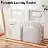 Tvättväskor Space-Saving Storage Magnetic Basket Versatil Foldbar Rymlig lösning för badrum