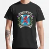 Szkocja Forever, Scottish Lion, Flag i Crest T-shirt Męskie ubrania T-shirt Mężczyźni