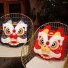 Pillow Chinese Dancing Lion Thick Soft Hand Warmer Year National Style Auspicious Sofa Decoration Chair Pad